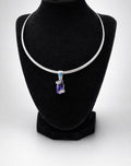 Italian Amethyst & Opal Accent Necklace – Sterling Silver 925
