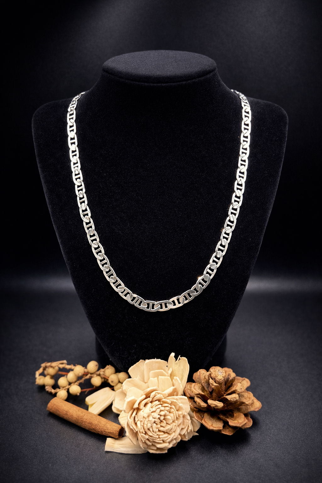 925 Sterling Silver Gucci-Style Link Chain Necklace